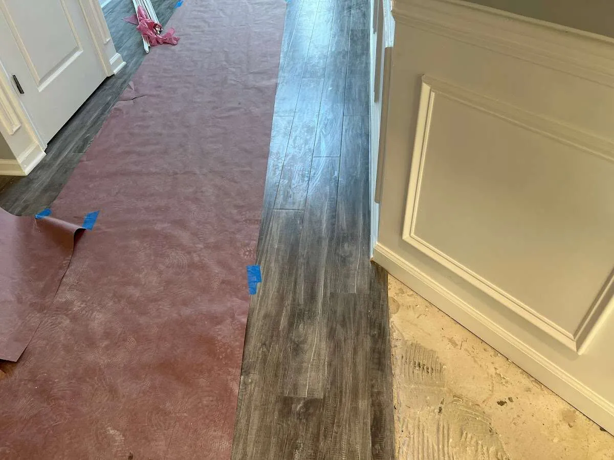 Completed marble shower restoration in Dudley